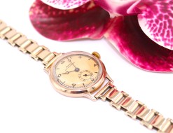 Złoty zegarek p.585/30,90g - Szwajcarskiej firmy Doxa   ŁS