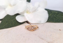 Złoty pierścionek p.585/1,66g  al.8