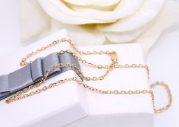 Złoty łańcuszek p.585/5,43g - splot ankier    ŁS