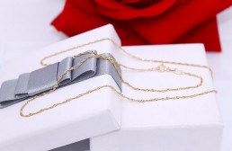 Złoty łańcuszek p.585/1,12g    ŁZ