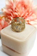 Złoty pierścionek p.585/4,26g  al.14