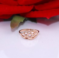 Złoty pierścionek p.585/2,13g - pleciony na froncie   ŁZ