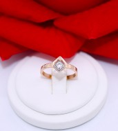 Złoty pierścionek p.585/1,81g z cyrkonią  ŁZ