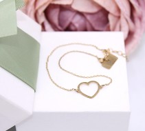 Złota bransoletka p.333/0,73g z serduszkiem    ŁS