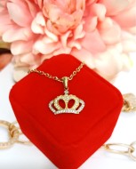 Złota zawieszka p.585/1,61g Korona  al.14