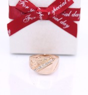 Złoty sygnet p.585/5,22g z cyrkoniami     ŁS