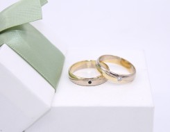 Złote obrączki p.585/6,53g    ŁZ