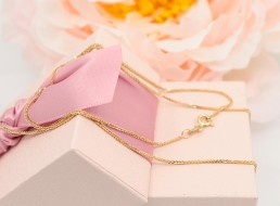 Złoty łańcuszek p.585/1,80g - splot Lisi ogon  ŁZ