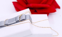 Złoty łańcuszek p.585/1,13g - splot Singapur    ŁS