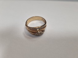 2 AUKCJA P526/2025  pierscionek 2,73G/14K 