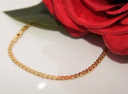 Złota bransoletka p.585/2,53g  Mona Lisa  al.14