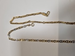 1 AUKCJA P1938/2025  2 bransoletki 7,11G/14K 