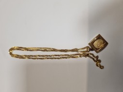 1 AUKCJA P1949/2025  łańcuszek zawieszka  1,58G/14K 