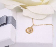 Złota zawieszka p.585/0,85g - znak zodiaku Rak   ŁS