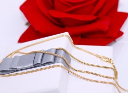 Złoty łańcuszek p.585/6,91g - splot Linka   ŁS