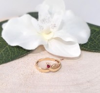 Złoty pierścionek p.585/2,46g   al.14