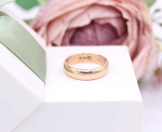 Złota obrączka p.585/4,97g    ŁZ