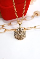 Złota zawieszka p.585/2,25g Mandala  al.14