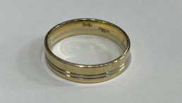 AUKCJA Złoto używane, 1*obrączka 4,46g p585 P352/2025