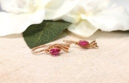 Złote kolczyki p.585/3,16g   al.14