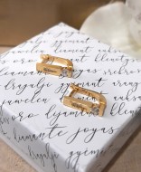 Złote kolczyki z cyrkoniami p.585/3,11g  al.14