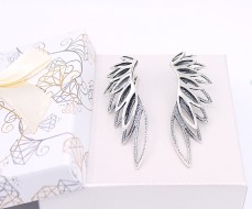 Srebrne kolczyki p.925/10,52g - Skrzydła    ŁS