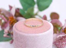 Złota obrączka p.333/1,45g   ŁS