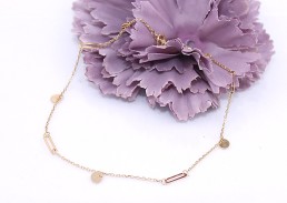 Złota bransoletka na nogę  p.585/1,25g