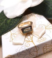 Złoty pierścionek p.333/3,78g  al.14