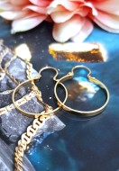 Złote kolczyki p.585/4,00g Koła  al.14