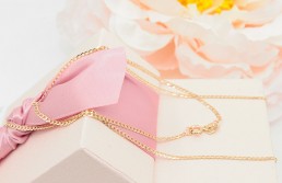 Złoty łańcuszek p.585/1,75g - splot pancerka  ŁZ