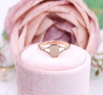 Złoty pierścionek p.585/2,14g - różowe złoto   ŁZ