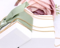 Złoty łańcuszek p.585/5,75g - klasyczny splot  ŁZ