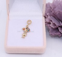 Złoty charms p.585/1,50g - w kształcie drinka  ŁS