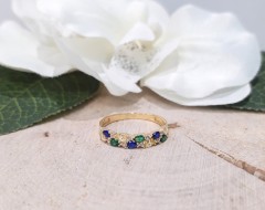 Złoty pierścionek p.585/1,82g al.14