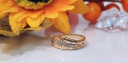 Złoty pierścionek p.585/3,00g al.14