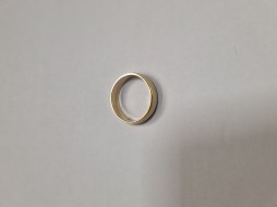 1 AUKCJA P607/2025  obrączka 3,46G/14K 