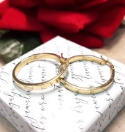 Złote kolczyki p.585/2,41g  al.14