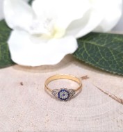 Złoty pierścionek p.585/2,18g  al.14