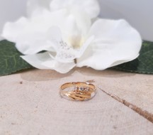 Złoty pierścionek p.583/1,49g  al.14