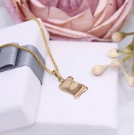 Złota zawieszka p.585/0,41g - znak zodiaku RYBY  ŁS