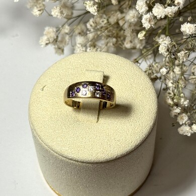 Złoty pierścionek p.585/3,16g