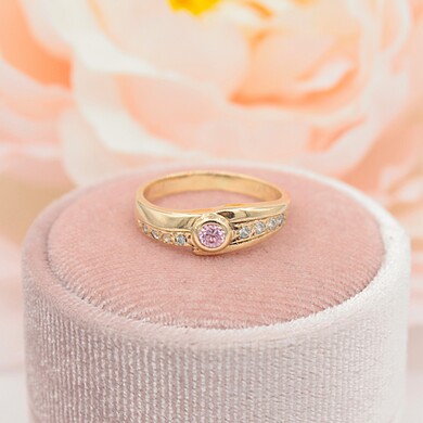 Złoty pierścionek p.585/2,63g