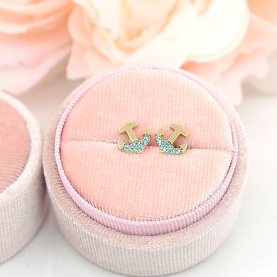 Złote kolczyki p.585/1,09g