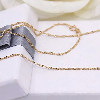 Złoty łańcuszek p.585/1,65g