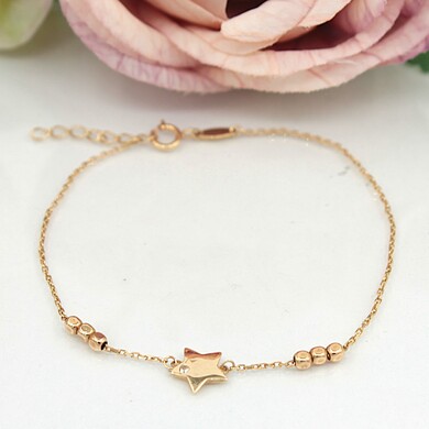 Złota bransoletka p.585/1,31g