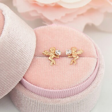 Złote kolczyki p.585/1,09g