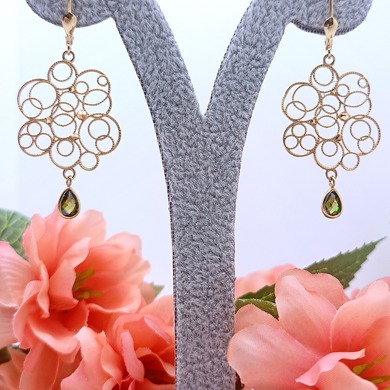 Złote kolczyki p.585/3,17g