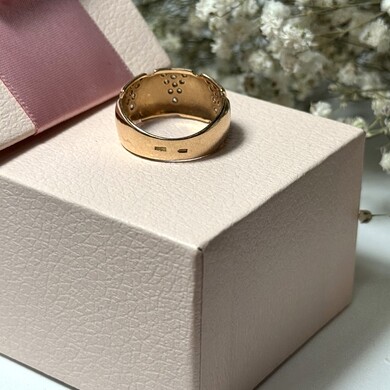 Złoty pierścionek p.585/5,30g