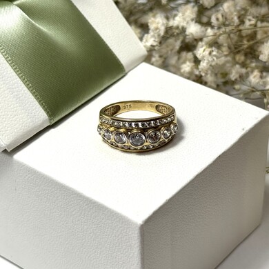 Złoty pierścionek p.375/3,40g